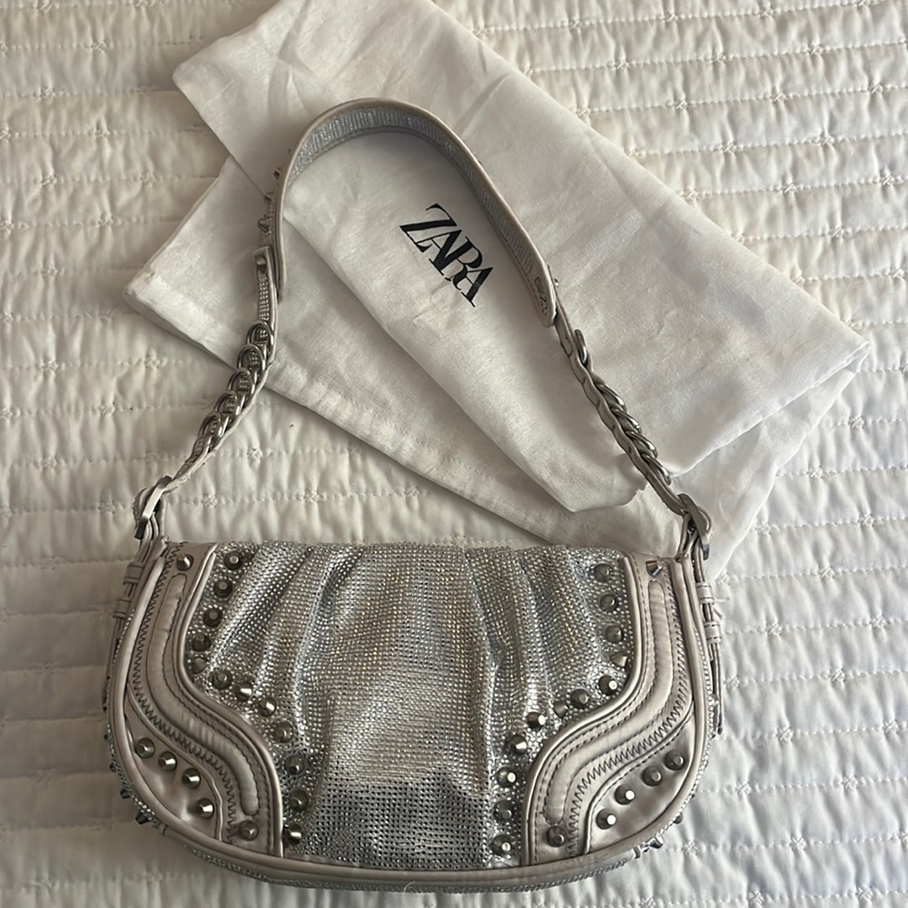 Zara Studded Rhinestones Bag